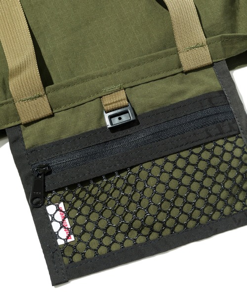 Battenwear(バテンウエア)の「【Battenwear/バテンウェア】米国製パッカブルコットントート/Packable Tote(トートバッグ・メンズ・ストーン/オリーブドラブ/ブルー系その他・ONE SIZE)」の11枚目の写真