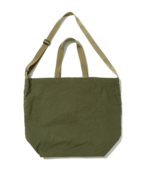 Battenwear(バテンウエア)の「【Battenwear/バテンウェア】米国製パッカブルコットントート/Packable Tote(トートバッグ・メンズ・ストーン/オリーブドラブ/ブルー系その他・ONE SIZE)」の14枚目の写真