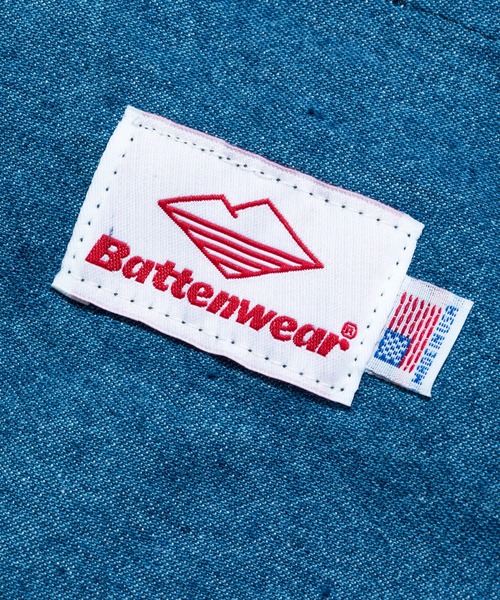 Battenwear(バテンウエア)の「【Battenwear/バテンウェア】米国製パッカブルコットントート/Packable Tote(トートバッグ・メンズ・ストーン/オリーブドラブ/ブルー系その他・ONE SIZE)」の17枚目の写真