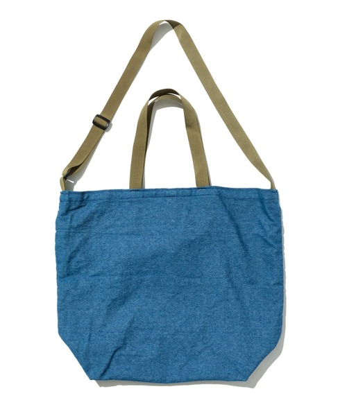 Battenwear(バテンウエア)の「【Battenwear/バテンウェア】米国製パッカブルコットントート/Packable Tote(トートバッグ・メンズ・ストーン/オリーブドラブ/ブルー系その他・ONE SIZE)」の18枚目の写真