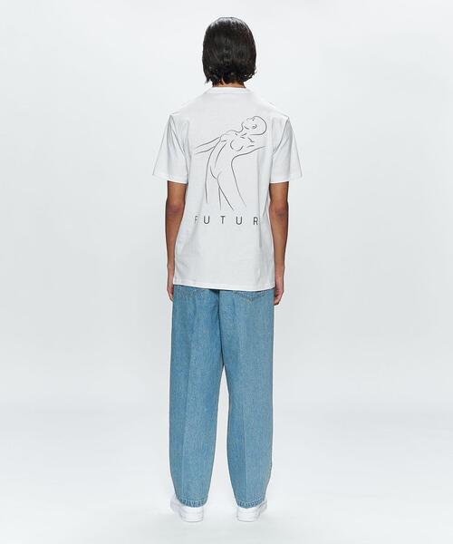 FUTUR（フューチャー）の「＜FUTUR＞ N01 CORE LOGO TEE/Tシャツ（Tシャツ/カットソー・メンズ・ホワイト/ブラック・M/L/XL）」の3枚目の写真