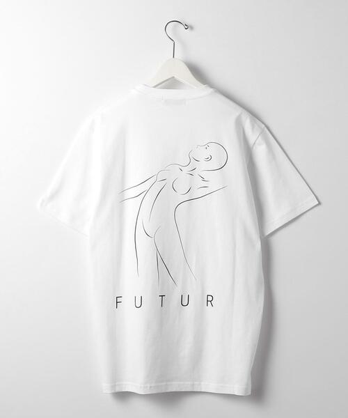 FUTUR（フューチャー）の「＜FUTUR＞ N01 CORE LOGO TEE/Tシャツ（Tシャツ/カットソー・メンズ・ホワイト/ブラック・M/L/XL）」の13枚目の写真