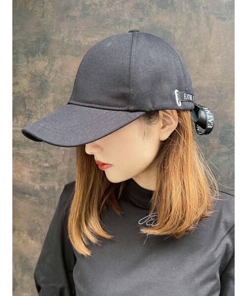 EATME（イートミー）の「ダブルリボンキャップ（キャップ・レディース・ブラック・FREE）」の9枚目の写真