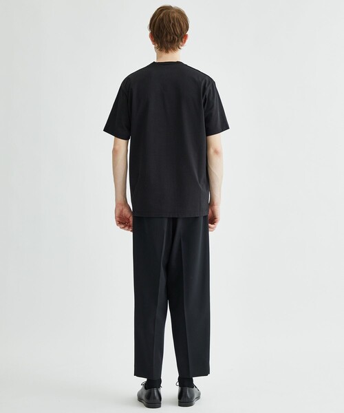 ATTACHMENT（アタッチメント）の「STUDIOUS別注 GIZA SILKY S/S TEE（Tシャツ/カットソー・メンズ・ホワイト/ブラック/ダークグリーン・1/2/3/4）」の19枚目の写真