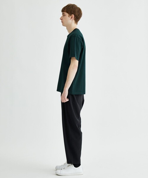 ATTACHMENT（アタッチメント）の「STUDIOUS別注 GIZA SILKY S/S TEE（Tシャツ/カットソー・メンズ・ホワイト/ブラック/ダークグリーン・1/2/3/4）」の12枚目の写真
