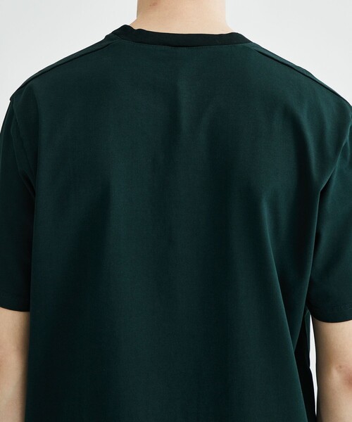 ATTACHMENT（アタッチメント）の「STUDIOUS別注 GIZA SILKY S/S TEE（Tシャツ/カットソー・メンズ・ホワイト/ブラック/ダークグリーン・1/2/3/4）」の7枚目の写真