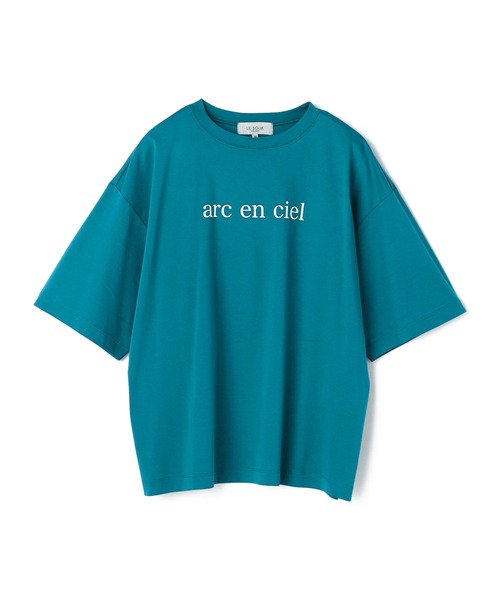 LE SOUK HOLIDAY(ルスークホリデー)の「モックネックロゴTシャツ(Tシャツ/カットソー・レディース・ブラック/オフホワイト/グリーン・M/L)」の21枚目の写真
