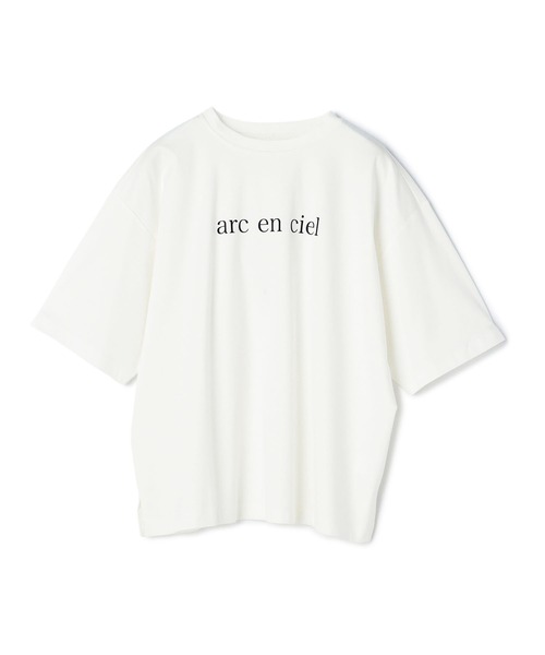LE SOUK HOLIDAY(ルスークホリデー)の「モックネックロゴTシャツ(Tシャツ/カットソー・レディース・ブラック/オフホワイト/グリーン・M/L)」の20枚目の写真