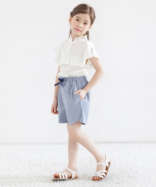 Bee des Bee(ビーデスビー)の「ノースリーブブラウス(シャツ/ブラウス・キッズ・ブルー/ホワイト/グレー・110cm/100cm/120cm/130cm/140cm/150cm)」の20枚目の写真