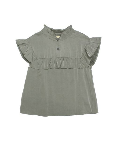 Bee des Bee(ビーデスビー)の「ノースリーブブラウス(シャツ/ブラウス・キッズ・ブルー/ホワイト/グレー・110cm/100cm/120cm/130cm/140cm/150cm)」の8枚目の写真