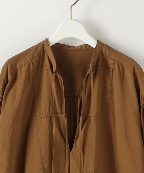 Steven Alan(スティーブンアラン)の「<Steven Alan>COTTON SILK BLOUSE/ブラウス(シャツ/ブラウス・レディース・ホワイト/ブラウン・FREE)」の17枚目の写真
