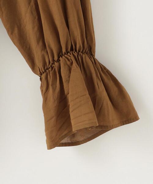 Steven Alan(スティーブンアラン)の「<Steven Alan>COTTON SILK BLOUSE/ブラウス(シャツ/ブラウス・レディース・ホワイト/ブラウン・FREE)」の12枚目の写真