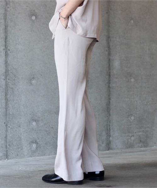 y/m by れぽすけ（イムバイレポスケ）の「センタープレスフレアパンツ（その他パンツ・メンズ・ブラック/ベージュ・MEDIUM/LARGE）」の19枚目の写真