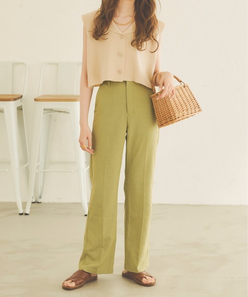 Ambre Neige（アンブルネージュ）の「ニットショートジレ／【WEB/EC限定商品】（ニット/セーター・レディース・アイボリー/ベージュ/ブラック・FREE）」の16枚目の写真