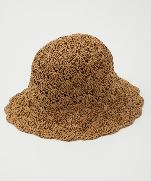 RODEO CROWNS WIDE BOWL(ロデオクラウンズワイドボウル)の「BRAID COLOR HAT(ハット・レディース・ベージュ/ネイビー/レッド・FREE)」の8枚目の写真