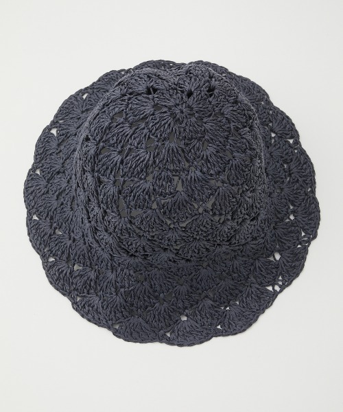 RODEO CROWNS WIDE BOWL(ロデオクラウンズワイドボウル)の「BRAID COLOR HAT(ハット・レディース・ベージュ/ネイビー/レッド・FREE)」の11枚目の写真