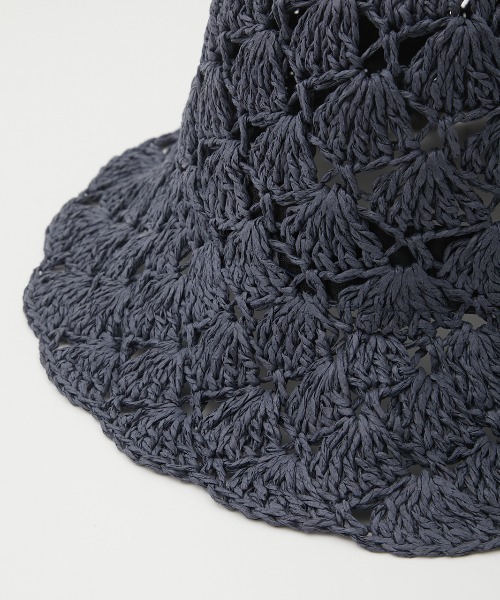 RODEO CROWNS WIDE BOWL(ロデオクラウンズワイドボウル)の「BRAID COLOR HAT(ハット・レディース・ベージュ/ネイビー/レッド・FREE)」の12枚目の写真