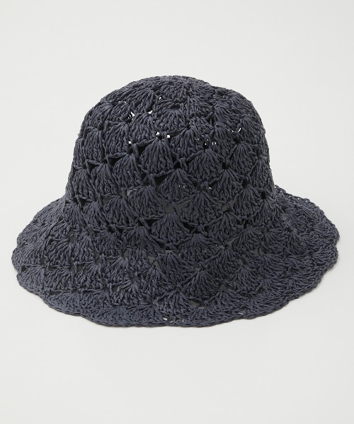 RODEO CROWNS WIDE BOWL(ロデオクラウンズワイドボウル)の「BRAID COLOR HAT(ハット・レディース・ベージュ/ネイビー/レッド・FREE)」の14枚目の写真