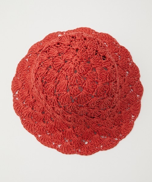 RODEO CROWNS WIDE BOWL(ロデオクラウンズワイドボウル)の「BRAID COLOR HAT(ハット・レディース・ベージュ/ネイビー/レッド・FREE)」の18枚目の写真