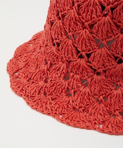 RODEO CROWNS WIDE BOWL(ロデオクラウンズワイドボウル)の「BRAID COLOR HAT(ハット・レディース・ベージュ/ネイビー/レッド・FREE)」の19枚目の写真