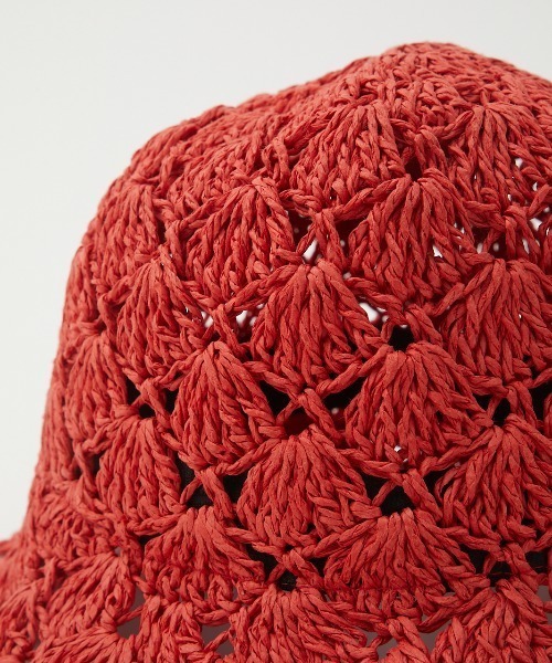 RODEO CROWNS WIDE BOWL(ロデオクラウンズワイドボウル)の「BRAID COLOR HAT(ハット・レディース・ベージュ/ネイビー/レッド・FREE)」の20枚目の写真