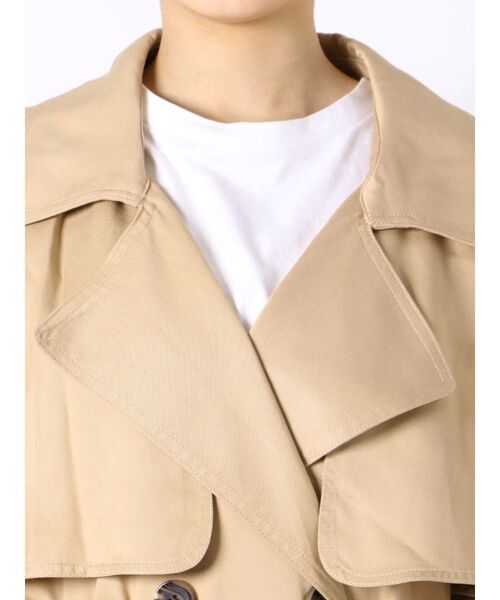 Ungrid(アングリッド)の「ルーズトレンチコート(トレンチコート・レディース・ベージュ/キャメル・SMALL/MEDIUM)」の12枚目の写真