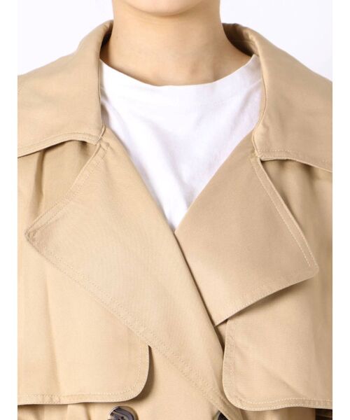 Ungrid(アングリッド)の「ルーズトレンチコート(トレンチコート・レディース・ベージュ/キャメル・SMALL/MEDIUM)」の8枚目の写真