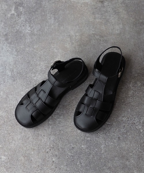 Riberry（リベリー）の「グルカサンダル（サンダル・レディース・ブラック/アイボリー・MEDIUM/LARGE）」の7枚目の写真