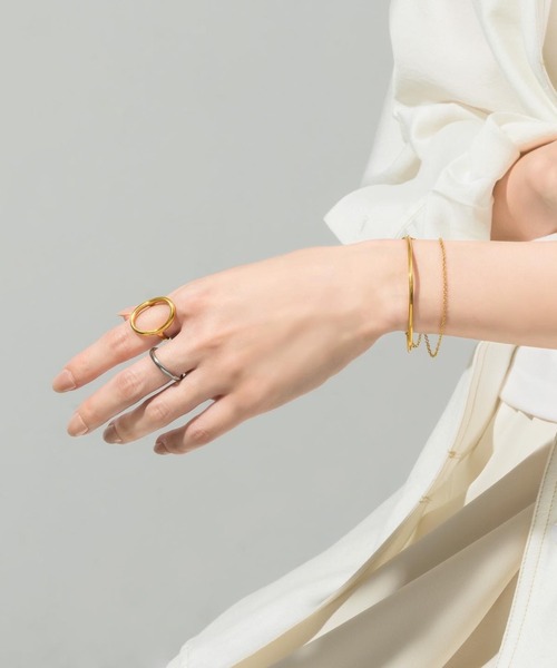 muku(ムク)の「金属アレルギー対応 2mmシンプルリング/サージカルステンレス/316L(リング・レディース・シルバー/ゴールド・11/9/3/15 /13)」の19枚目の写真