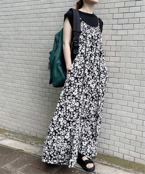 Spick & Span（スピックアンドスパン）の「【JUST FEMALE/ジャストフィーメール】別注オペラドレス（ワンピース・レディース・ブラック/ライトグリーン・FREE）」の6枚目の写真