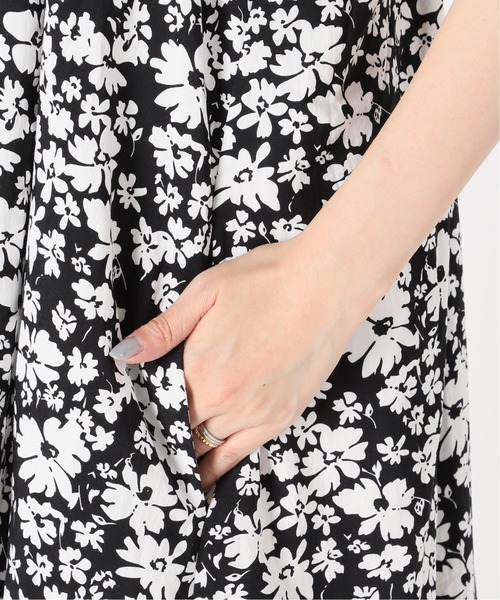 Spick & Span（スピックアンドスパン）の「【JUST FEMALE/ジャストフィーメール】別注オペラドレス（ワンピース・レディース・ブラック/ライトグリーン・FREE）」の12枚目の写真