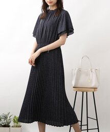 DRESKIP | ドット柄プリ－ツ切り替えワンピース(ワンピース)