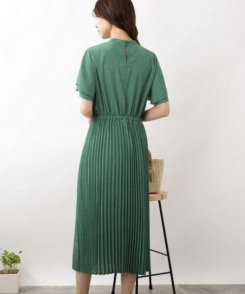 DRESKIP(ドレスキップ)の「◆【洗える】ドット柄プリ-ツ切り替えワンピース(ワンピース・レディース・ネイビー系/ホワイト系3/グリーン系その他2・02/03/04)」の20枚目の写真