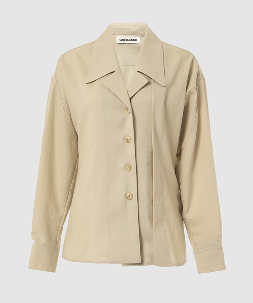 LOW CLASSIC（ロウ クラシック）の「LINEN 2 WAY SHIRT（シャツ