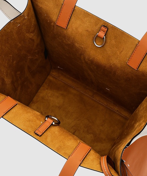 PROENZA SCHOULER（プロエンザ スクーラー）の「XL Mercer Leather Tote（トートバッグ・レディース・ブラック/ベージュ系その他・ONE SIZE）」の6枚目の写真
