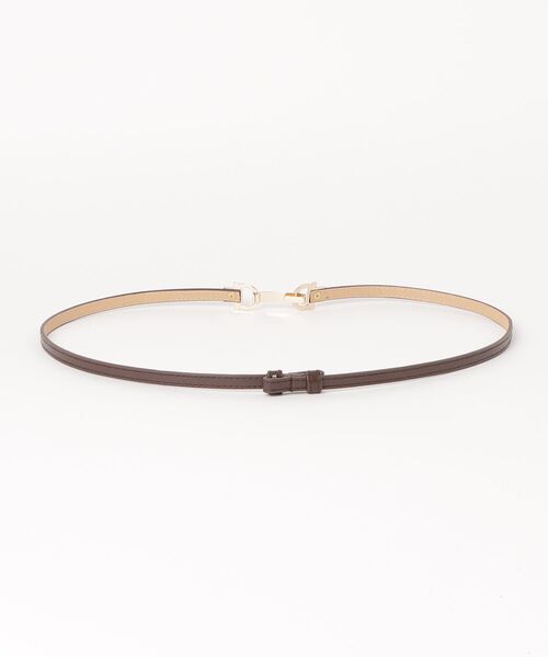 AS KNOW AS plus（アズノゥアズプラス）の「●ビットスライドベルト（ベルト・レディース・ブラック/ダークブラウン/ベージュ・FREE）」の9枚目の写真