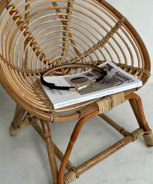 AS KNOW AS plus（アズノゥアズプラス）の「●ビットスライドベルト（ベルト・レディース・ブラック/ダークブラウン/ベージュ・FREE）」の7枚目の写真