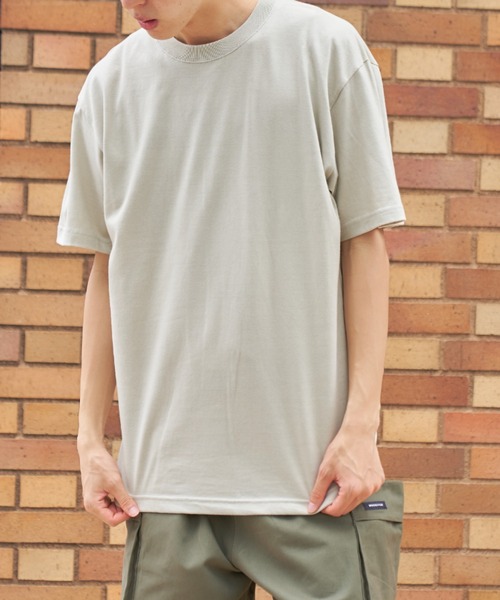 LIFEMAX(ライフマックス)の「【LIFEMAX】5.6オンスハイグレードコットンTシャツ 綿100半袖無地T MS1161(Tシャツ/カットソー・メンズ・ネイビー/カーキ/ベージュ/レッド/ミント/ブラック/ピンク・M/S/XL/L)」の1枚目の写真