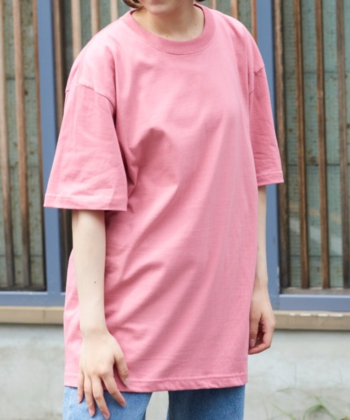 LIFEMAX(ライフマックス)の「【LIFEMAX】5.6オンスハイグレードコットンTシャツ 綿100半袖無地T MS1161(Tシャツ/カットソー・メンズ・ネイビー/カーキ/ベージュ/レッド/ミント/ブラック/ピンク・M/S/XL/L)」の6枚目の写真