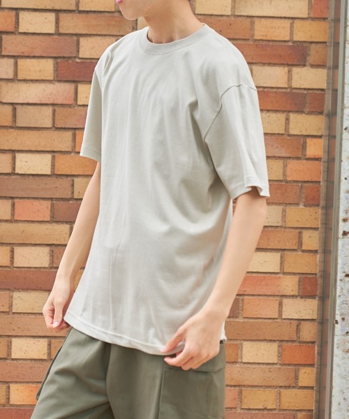 LIFEMAX(ライフマックス)の「【LIFEMAX】5.6オンスハイグレードコットンTシャツ 綿100半袖無地T MS1161(Tシャツ/カットソー・メンズ・ネイビー/カーキ/ベージュ/レッド/ミント/ブラック/ピンク・M/S/XL/L)」の9枚目の写真