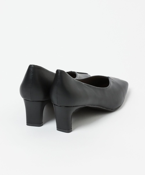 Andemiu（アンデミュウ）の「キリカエスクエアパンプス345774（パンプス・レディース・ブラック/オフホワイト・S/M/L）」の12枚目の写真