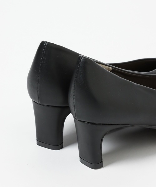 Andemiu（アンデミュウ）の「キリカエスクエアパンプス345774（パンプス・レディース・ブラック/オフホワイト・S/M/L）」の6枚目の写真