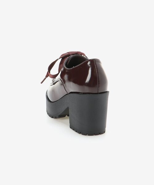 MAJESTIC LEGON(マジェスティックレゴン)の「ボリュームレースアップシューズ(ドレスシューズ・レディース・ブラック/ブラウン・SMALL/MEDIUM/LARGE/X-LARGE)」の7枚目の写真