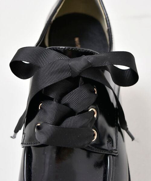 MAJESTIC LEGON(マジェスティックレゴン)の「ボリュームレースアップシューズ(ドレスシューズ・レディース・ブラック/ブラウン・SMALL/MEDIUM/LARGE/X-LARGE)」の9枚目の写真