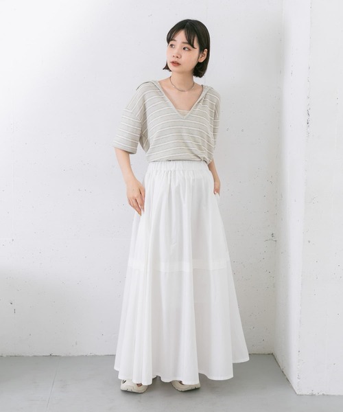 セール】タックボリュームフレアスカート（スカート）｜KBF