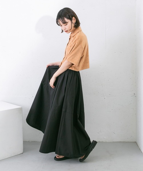 セール】タックボリュームフレアスカート（スカート）｜KBF