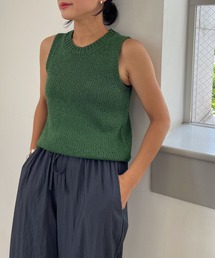 CANAL JEAN | El mar(エルマール) クルーネックニットタンクトップ(ニット/セーター)