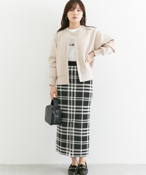 INCEDE（インシード）の「スナップボタンカーディガン（カーディガン/ボレロ・レディース・ブラック/ブルー/グレイッシュベージュ/チャコールグレー/ライトベージュ・LL/3L/4L/M/L）」の20枚目の写真