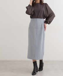 NATURAL BEAUTY BASIC | フェイクスエードタイトスカート(スカート)