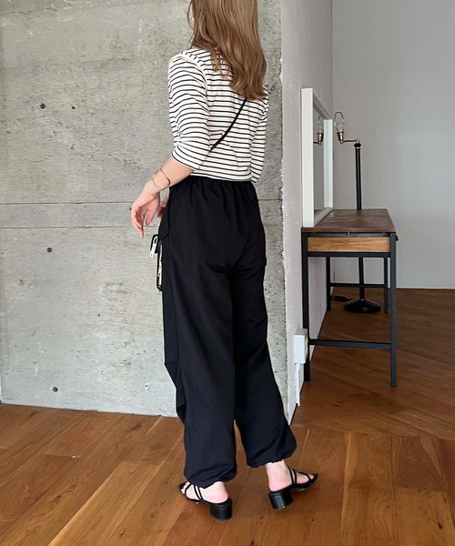 CAPRICIEUX LE'MAGE（カプリシューレマージュ）の「ドロストパンツ（その他パンツ・レディース・ホワイト/ブラック/ベージュ・FREE）」の13枚目の写真